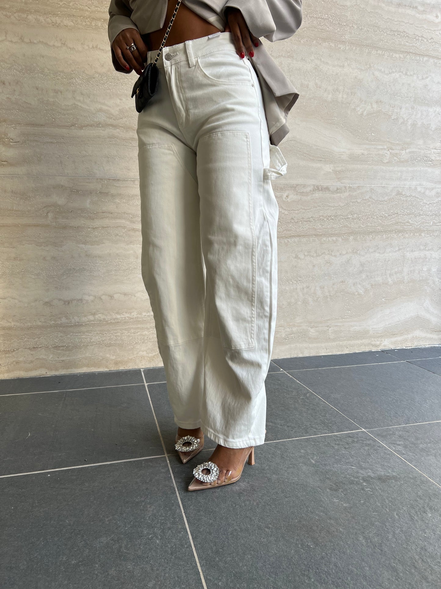 Jeans white carpe