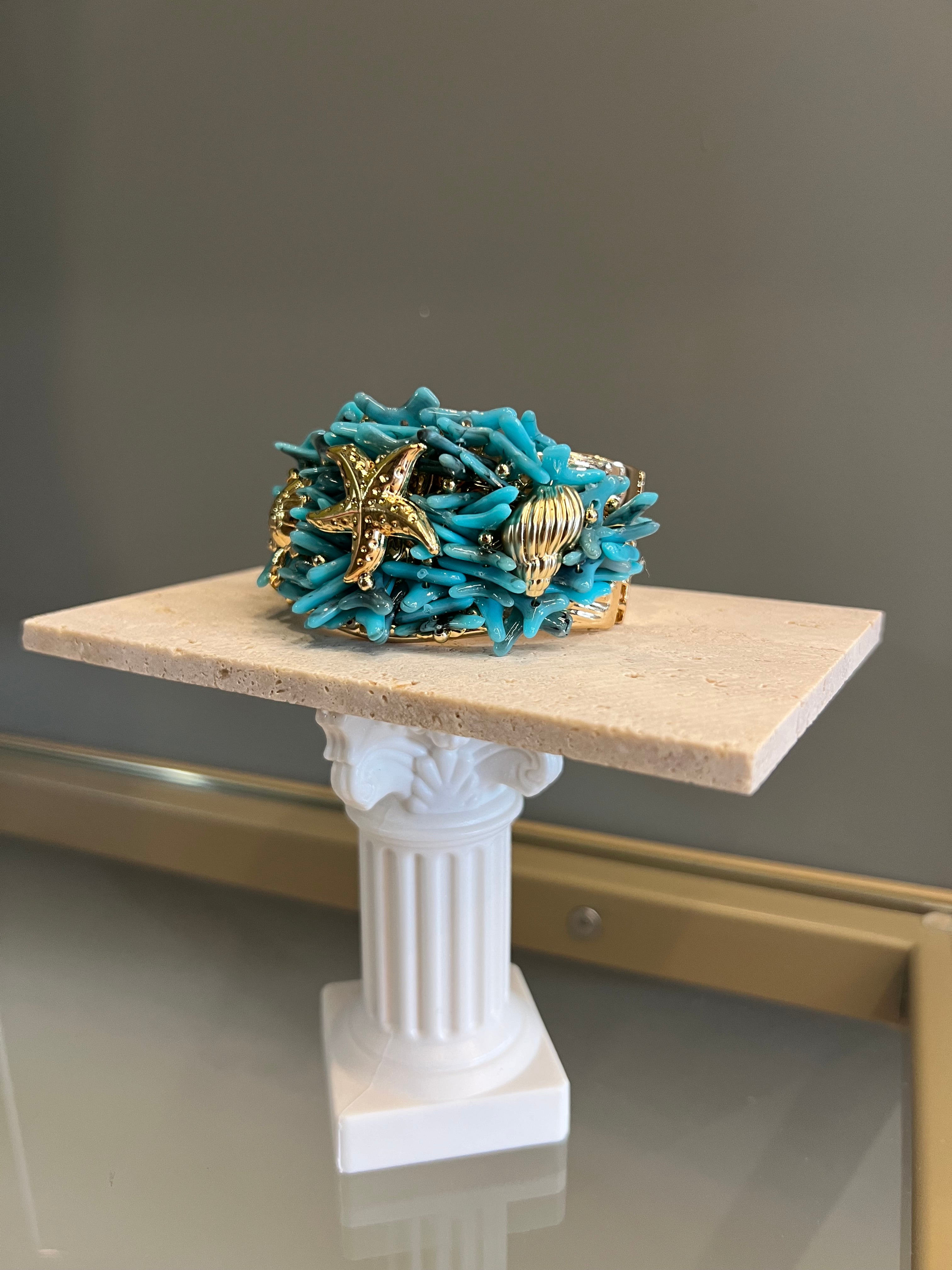 Bracciale corallo blu