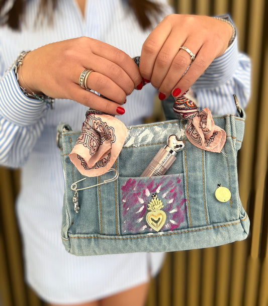 BORSA DENIM SACRUM H