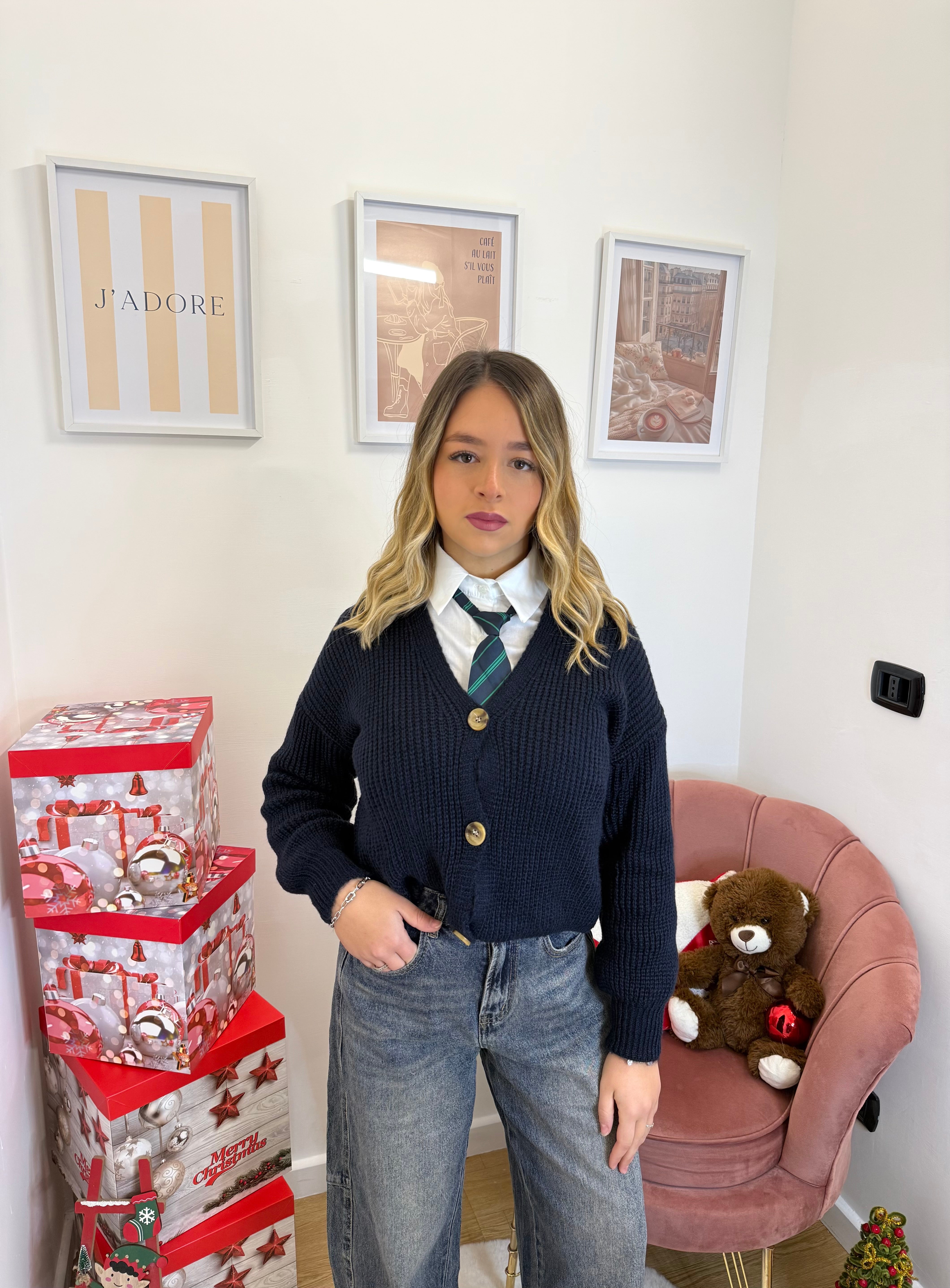 Cardigan strutturato