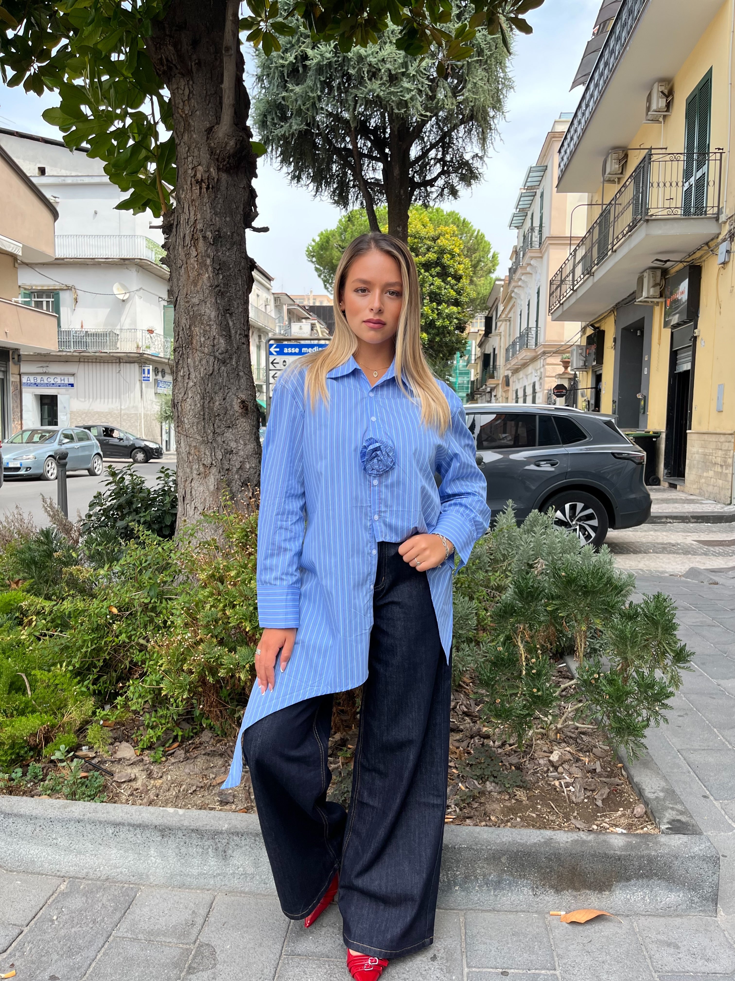Camicia rosa blue