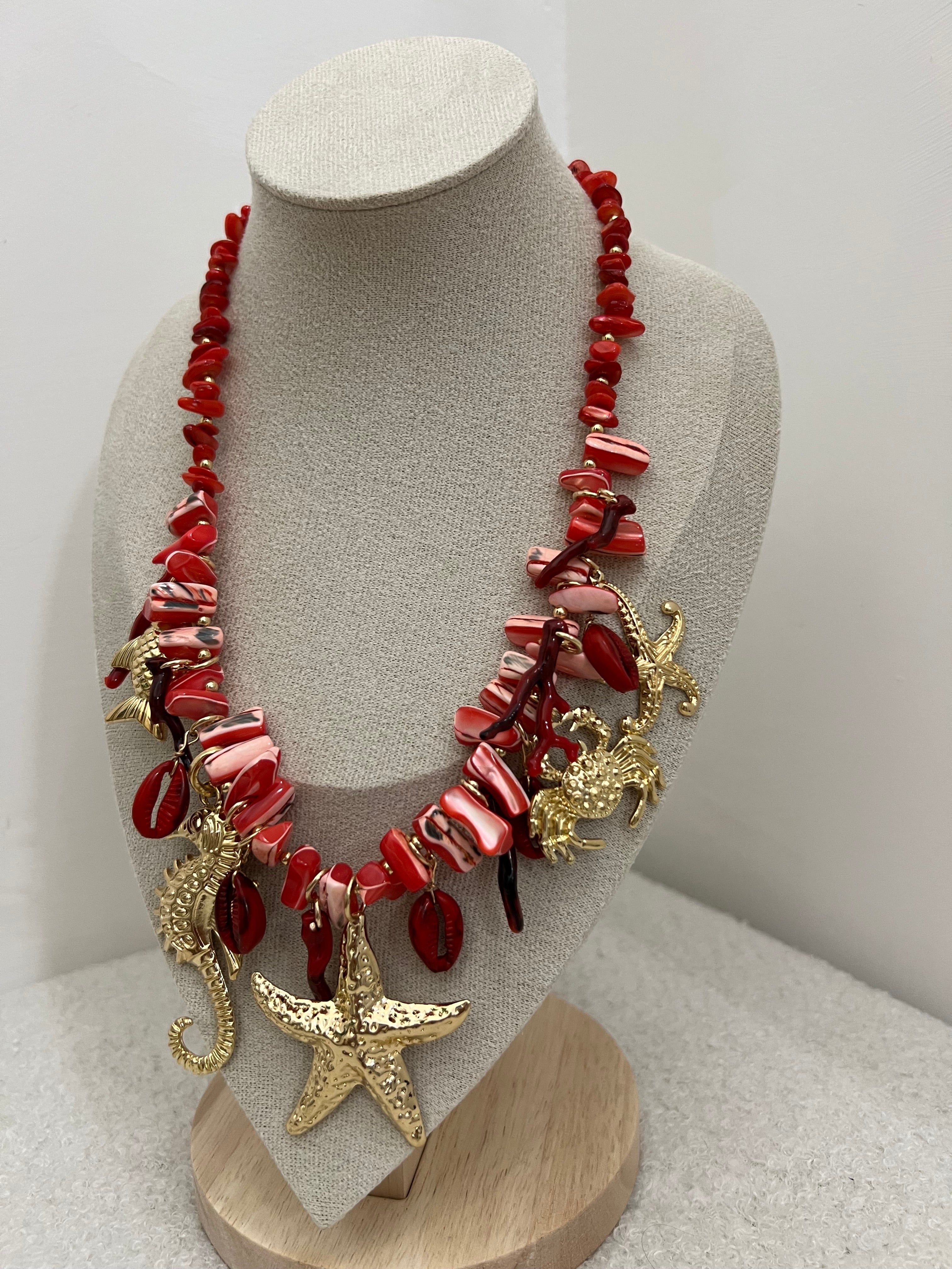 Collana corallo red