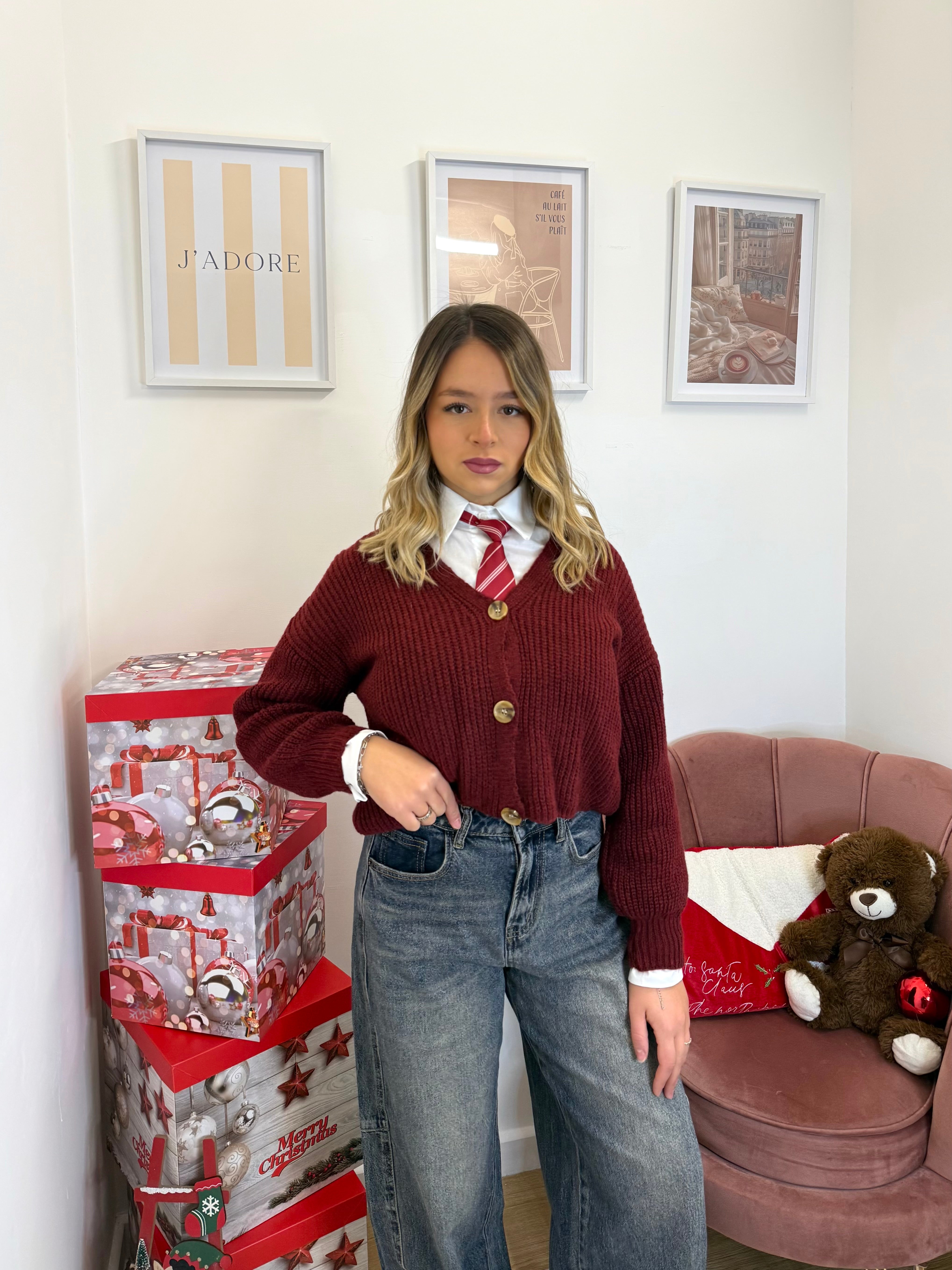 Cardigan strutturato