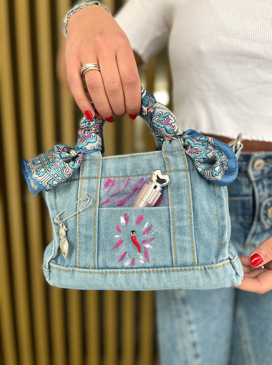 BORSA DENIM SACRUM A