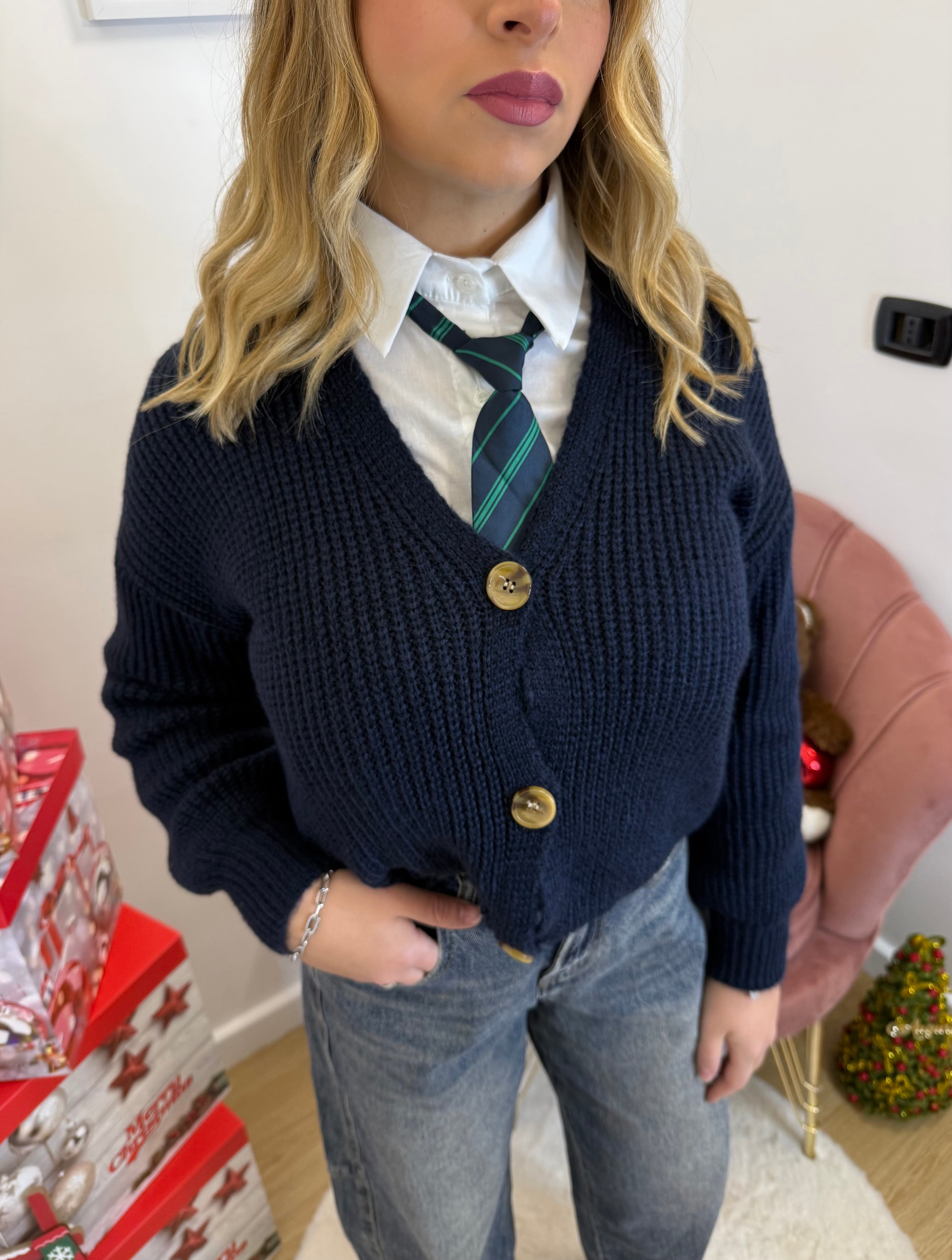 Cardigan strutturato