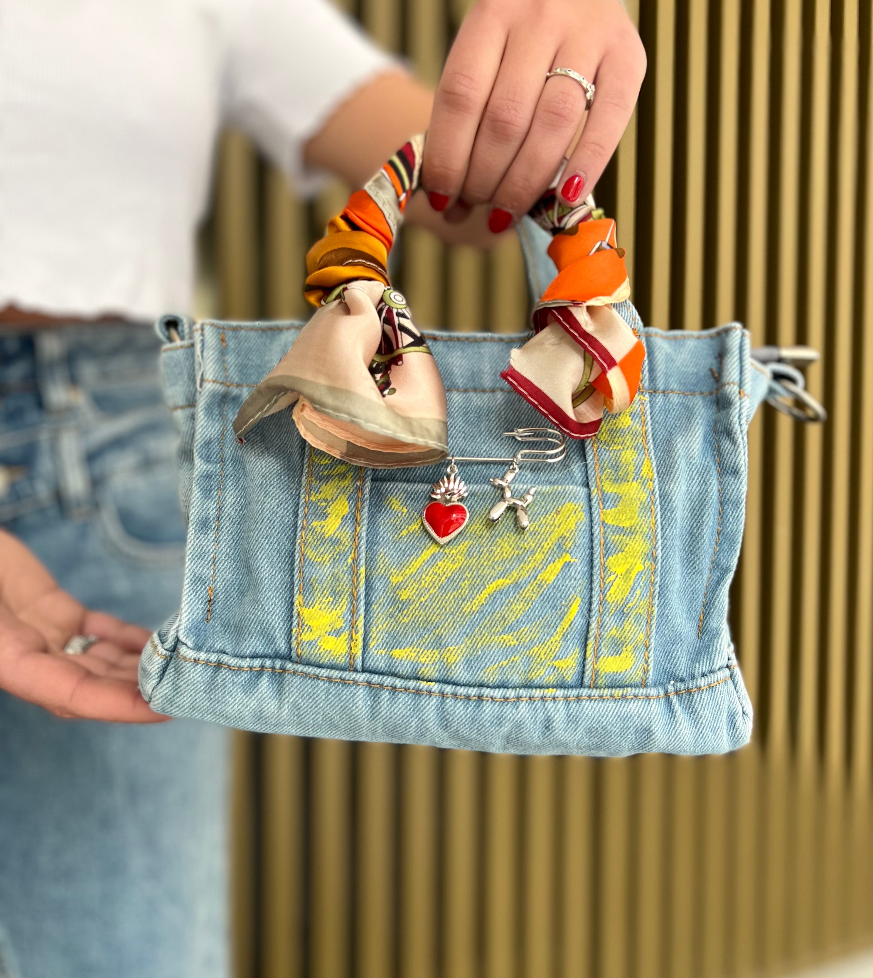 BORSA DENIM SACRUM F