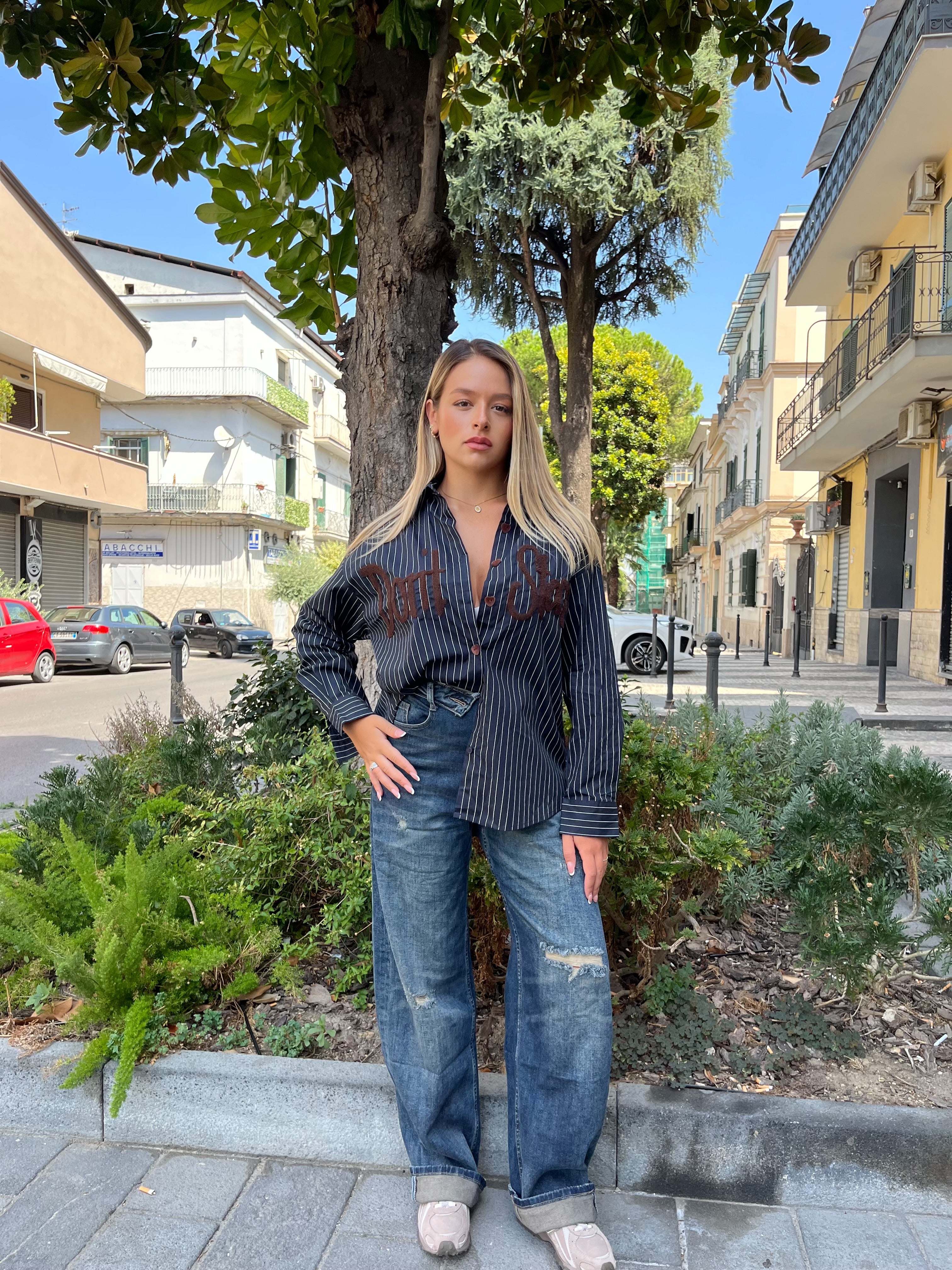 Camicia, bottone, cuore