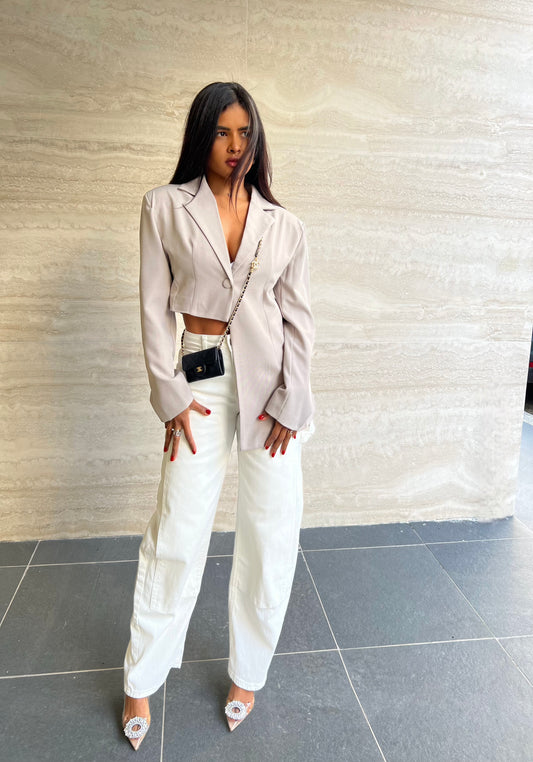Jeans white carpe