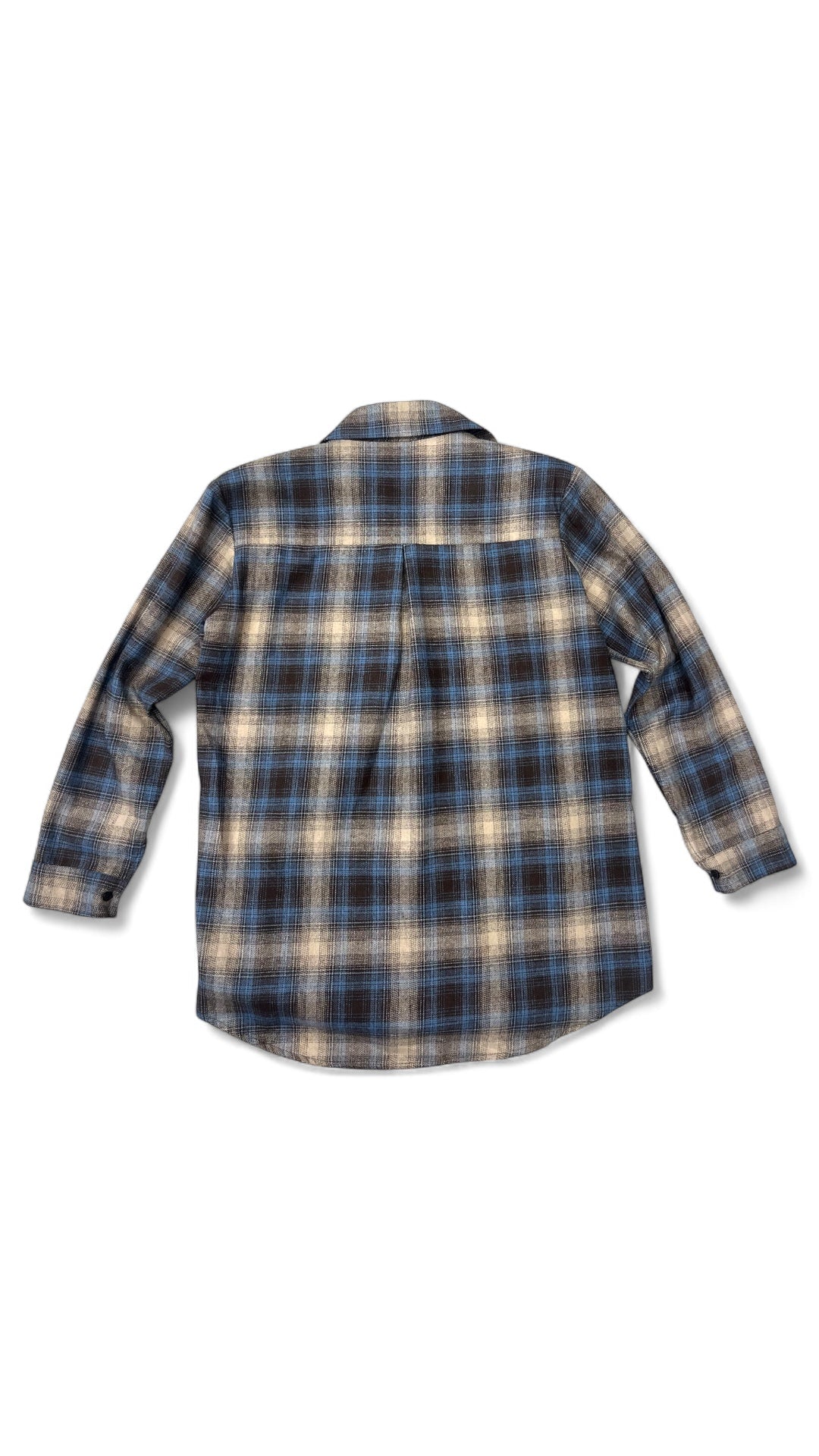 Camicia flanella blu