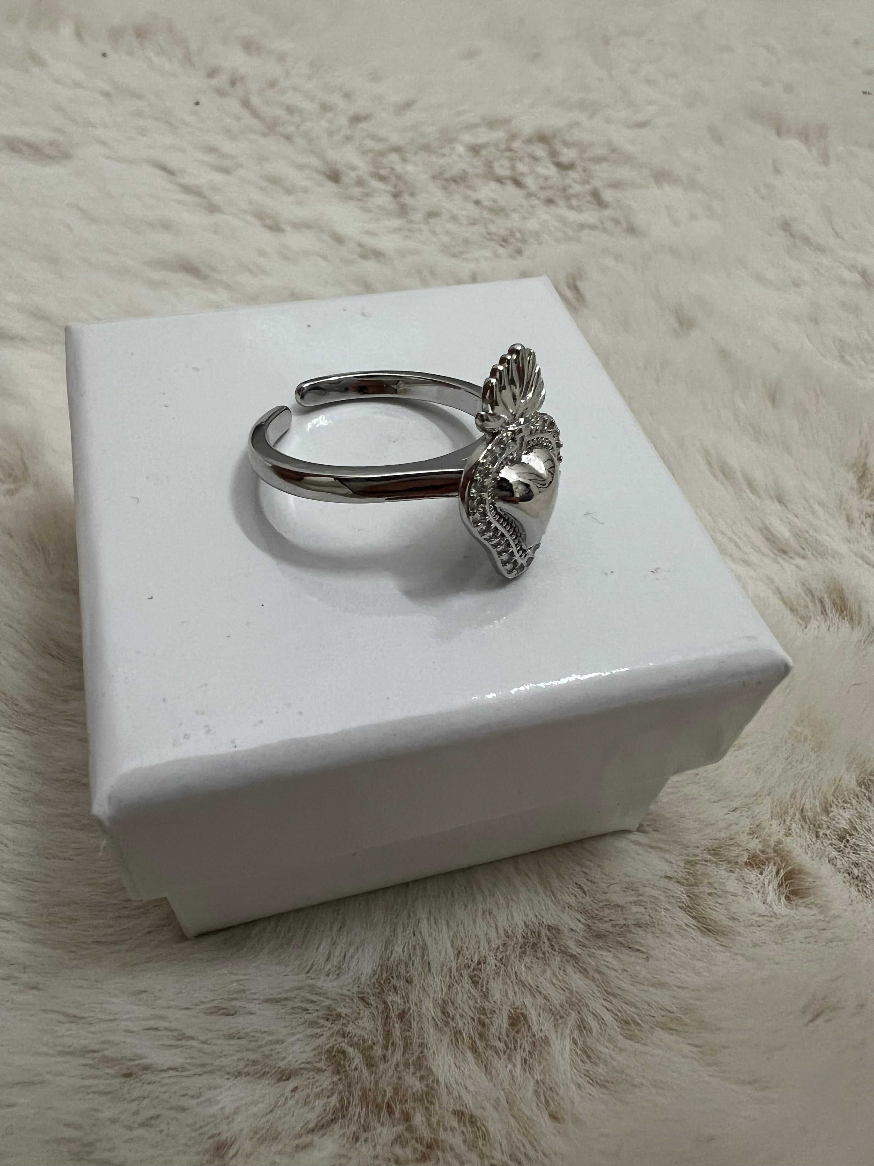 Anello cuore sacro
