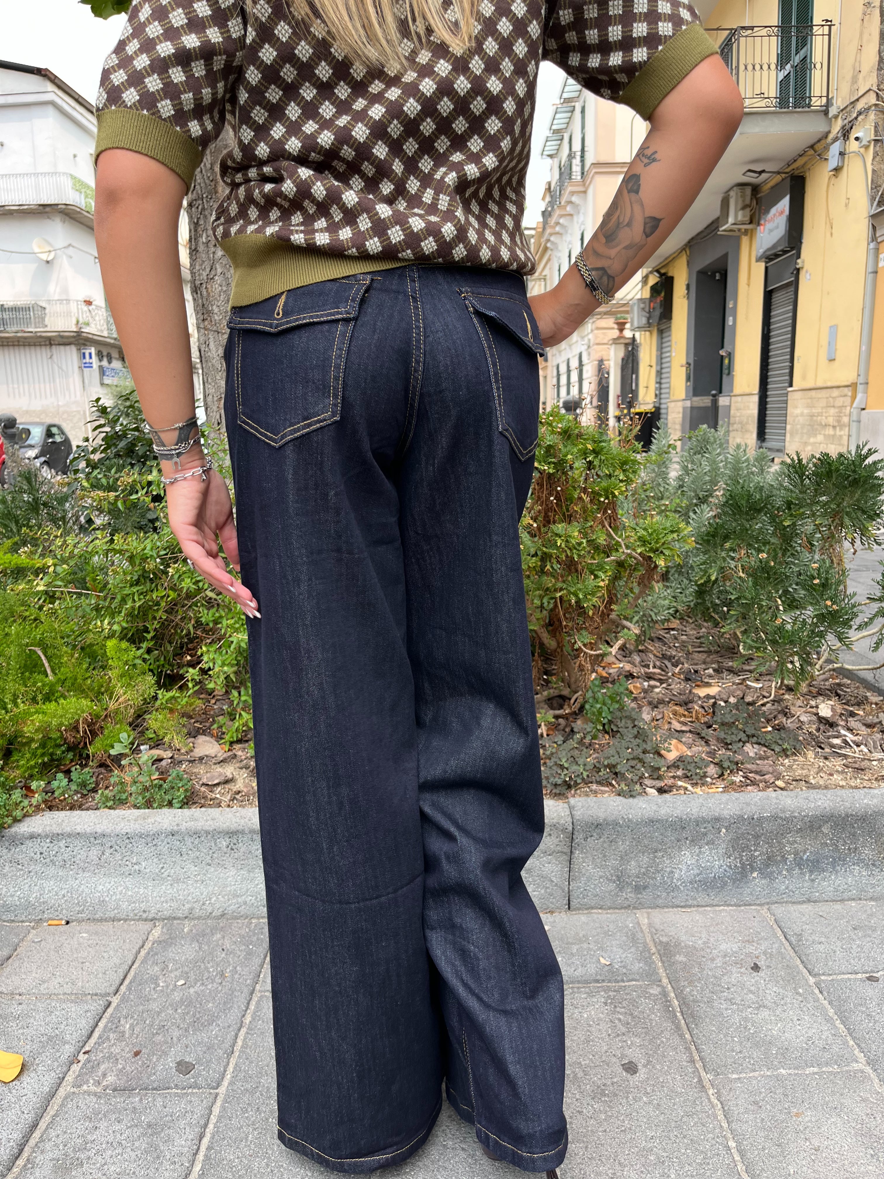 Jeans, lavaggio zero, dritto ￼