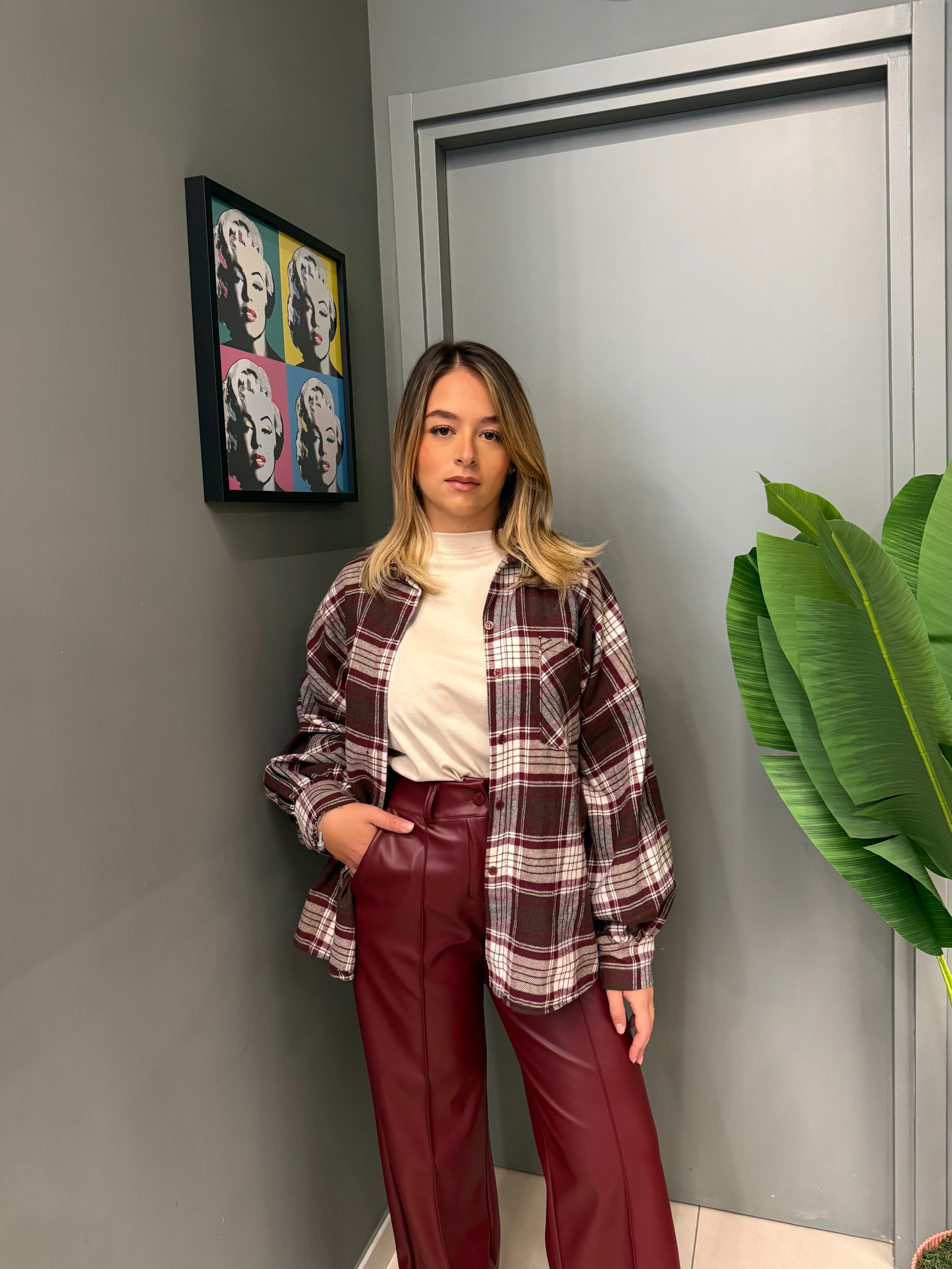 Camicia flanella scozzese ￼