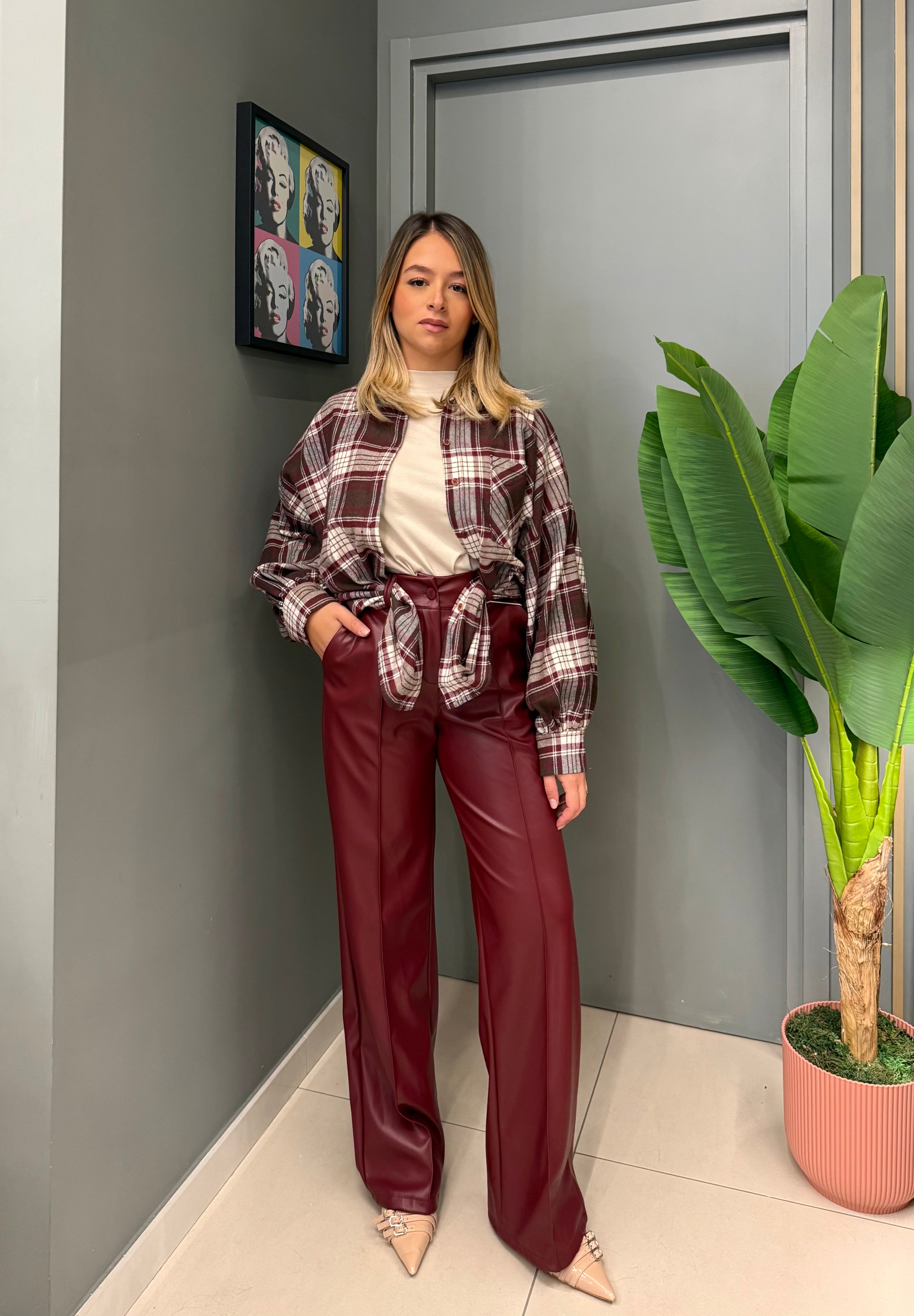 Camicia flanella scozzese ￼