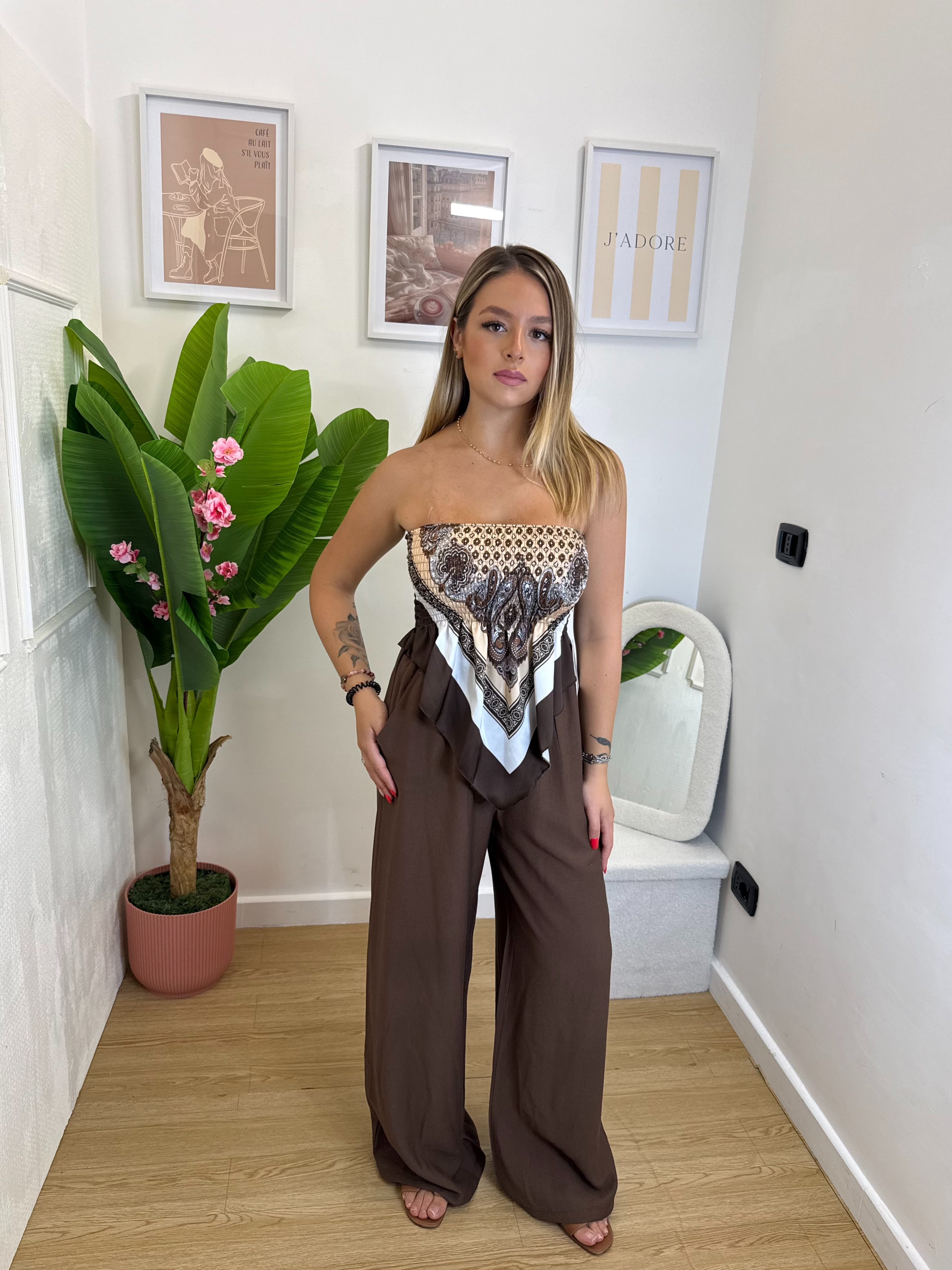 Pantalone easy fit